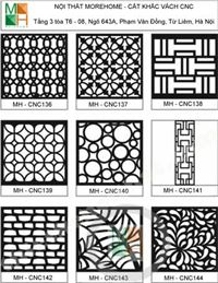 Bảng mẫu vách cnc 16